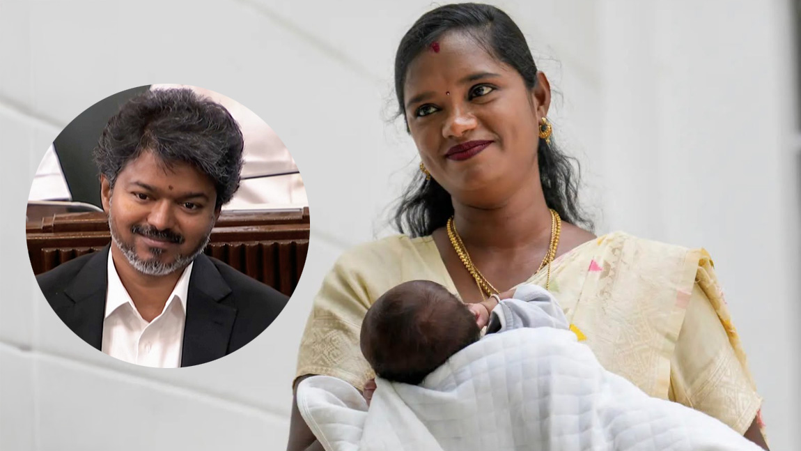 த.வெ.க. பெண் எம்.எல்.ஏ. குழந்தைக்கு பெயர் சூட்டிய விஜய்... கட்சியினரிடம் நெகிழ்ச்சி தருணம்!
